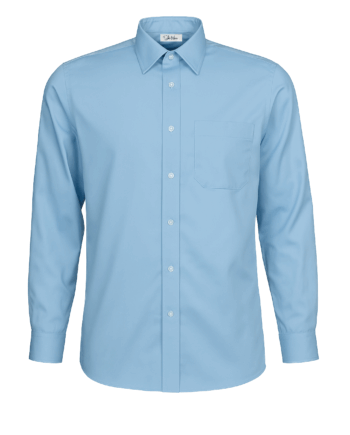 Cămașă bărbați “Adam” – 1/1 Albastru deschis – Poplin –  Croiala Clasica