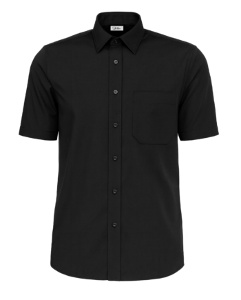 Cămașă bărbați “Adam” – 1/2 Negru – Popelin