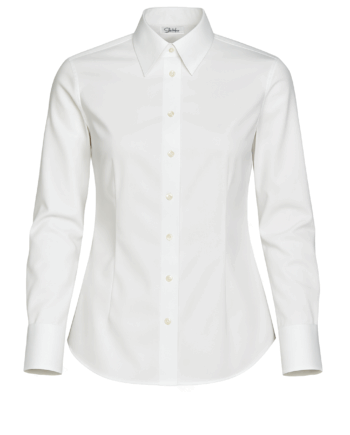 Cămașă damă “Eva” – 1/1 Alb – Popelin
