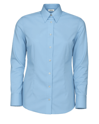 Cămașă damă “Eva” – 1/1 Albastru deschis – Popelin