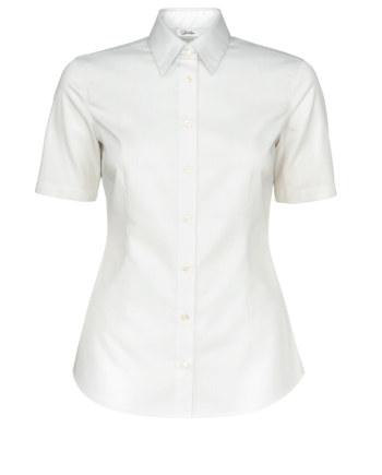 Cămașă damă “Eva” – 1/2 Alb – Popelin