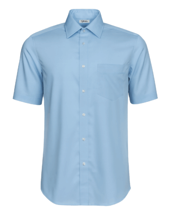 Cămașă bărbați “Luca” cu buzunar Croială Clasică – 1/2 Albastru deschis – Popelin