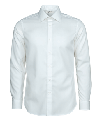 Cămașă bărbați “Luca” Croială Clasică – 1/1 Alb – Popelin